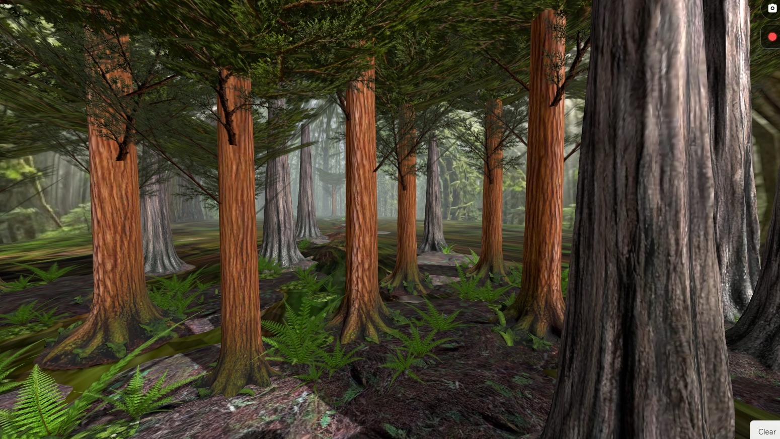 Immersive AR forest experience from the Future Arts Way walking tour