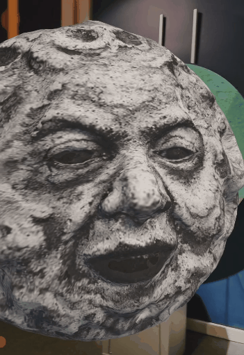 Animated Cosmic AR tribute to Georges Melies and A Trip to the Moon