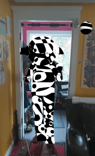AR experience created in collaboration with artist Tafui for Winter Arts 2022